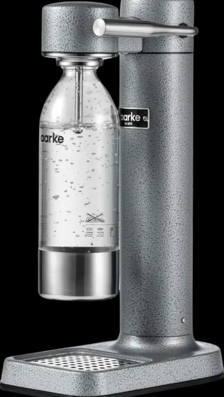 Aarke Vesi Ja Juomat<Carbonator 3 Hillihapotuslaite, Sisaltaa Pullon, Harmaa