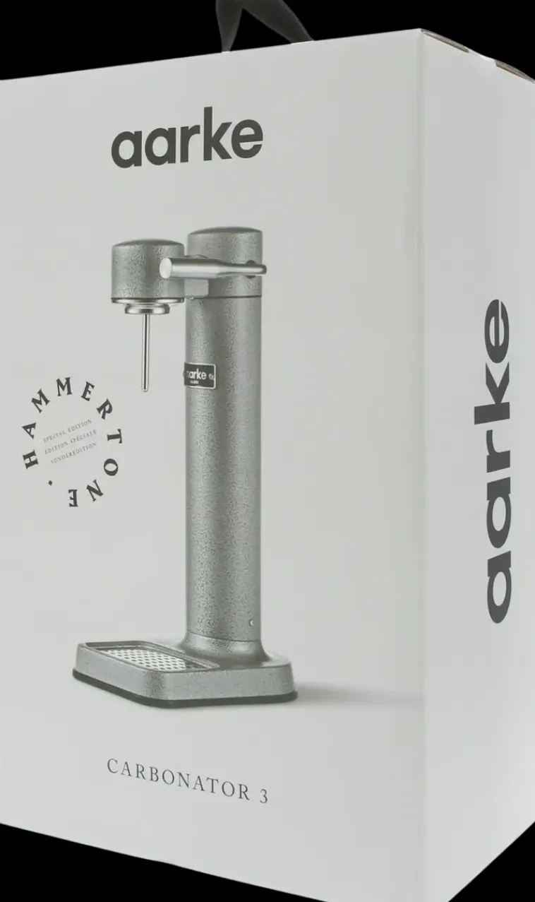 Aarke Vesi Ja Juomat<Carbonator 3 Hillihapotuslaite, Sisaltaa Pullon, Harmaa