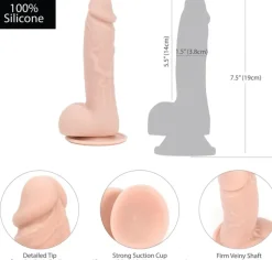 Addiction Seksivalineet<Mark Dong Dildo 19Cm