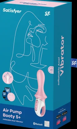Satisfyer Seksivalineet<Air Pump Booty 5+ Punaine