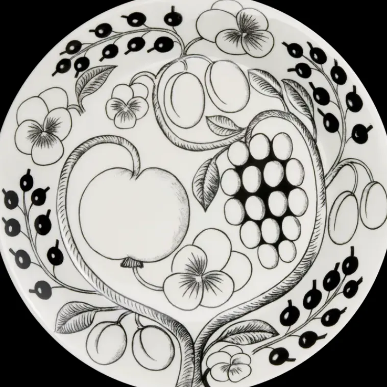 Arabia Astiat>Paratiisi Lautanen 26 Cm, Musta