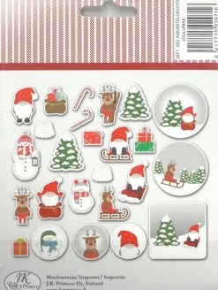 J.K. Primeco Askartelutarvikkeet>Askartelukuvio Iso Joulumaa 25Kpl/Pkt