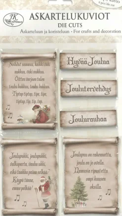 J.K. Primeco Askartelutarvikkeet>Askartelukuvio Joululaulut Nostalgia