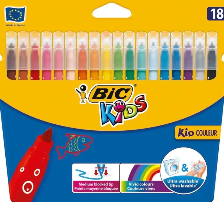 BiC Toimistotarvikkeet>Kids Huopakyna 18Kpl