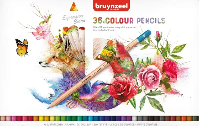 Bruynzeel Toimistotarvikkeet>Expression Puuvarikynat 36Kpl