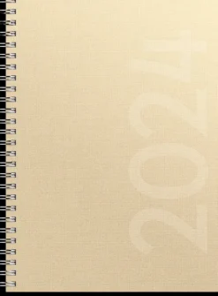 Burde Kalenterit>Kalenteri 2024 Business Savanna Beige