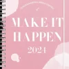 Burde Kalenterit>Kalenteri 2024 Make It Happen Roosa
