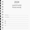 Burde Kalenterit>Kalenteri 2024 Plan Musta Keinonahka (Kaksikielinen)