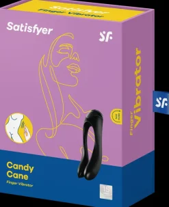 Satisfyer Seksivalineet<Candy Cane Musta Vibraattori