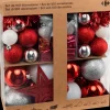 Carrefour Sesonkijuhlatarvikkeet>Joulupallo 100 Kpl, Punainen