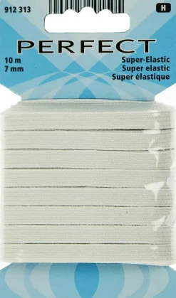 Prym Käsityötarvikkeet>Coats Opti Crafts Kuminauha 7Mm 10M Valkoinen