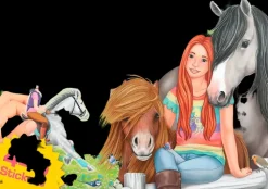 Creative Studio Askartelutarvikkeet<Create Your Happy Horses Tarrakirja