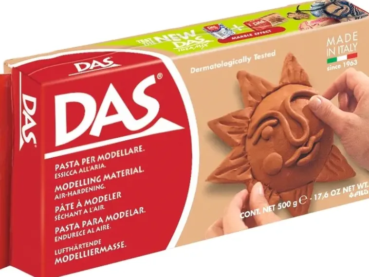 DAS Askartelutarvikkeet<500G Muovailumassa Terrakotta, Ilmassa Kuivuva