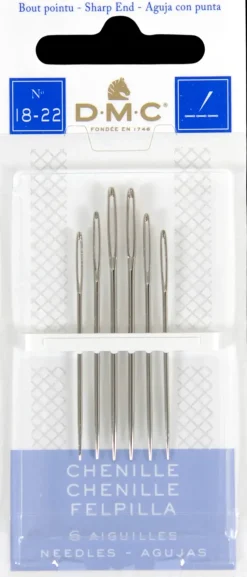 DMC Käsityötarvikkeet>Teravakarkinen Kanavaneula 18-22
