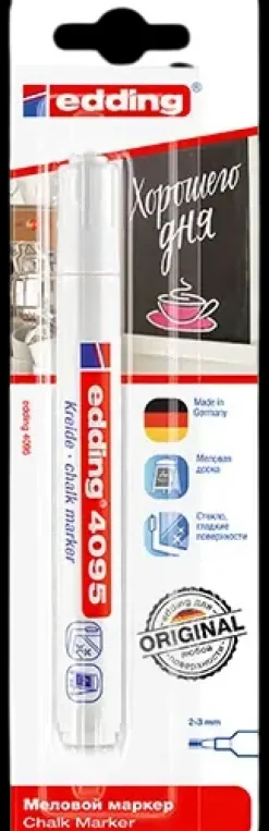 Edding Toimistotarvikkeet>Liitutaulukyna 4095 Valkoinen