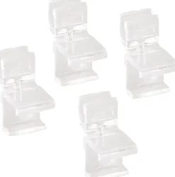 Elfa Säilytyskalusteet<Classic/Decor Lankahyllyn Pidike 230930 4Kpl Lapikuultava