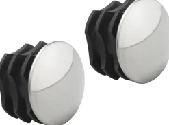 Elfa Säilytyskalusteet<Classic/Decor Vaatetangon Paatytulppa 623905 18X25X25Mm 2 Kpl Kromi