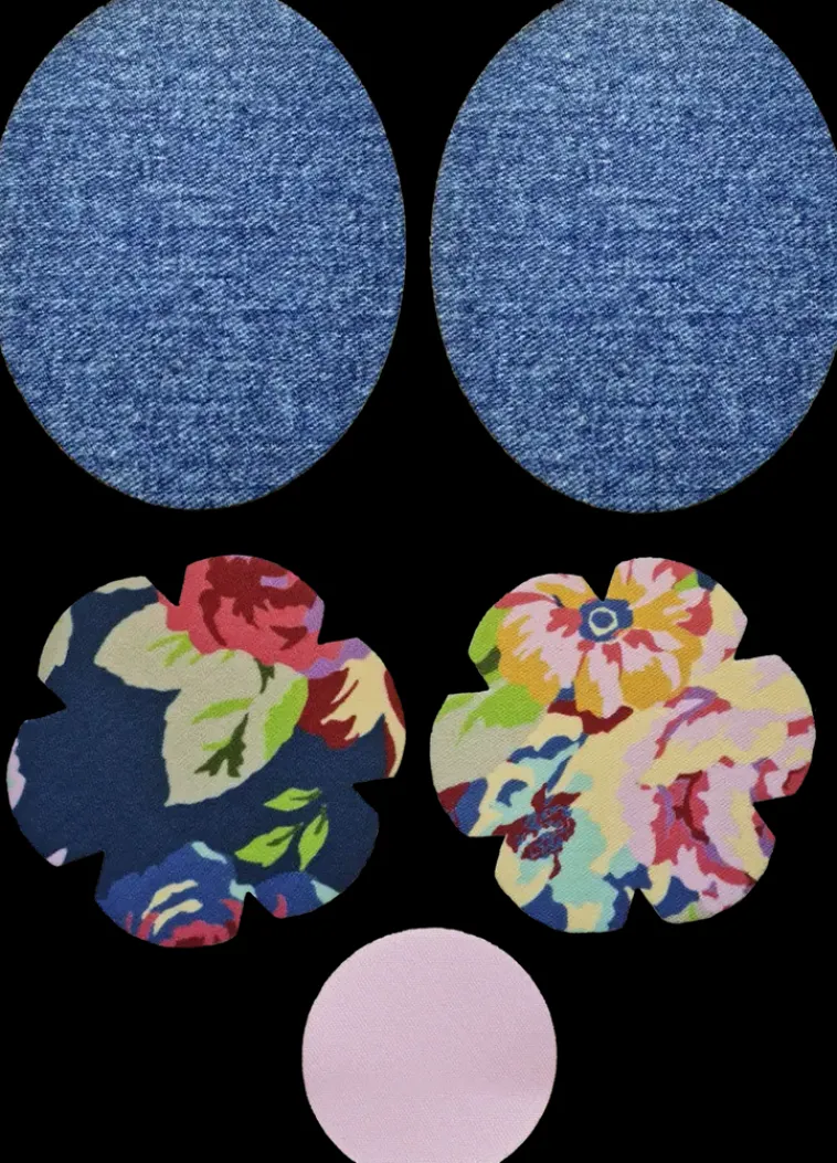 FabPatch Käsityötarvikkeet>Vaatelaastari, Muisti - Helppo, Hankaamalla Kiinnittyva Tekstiilien Korjauspaikka