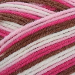 Novita Käsityötarvikkeet>Fazer X Neulelanka 7 Veljesta Karkkiraita Geisha