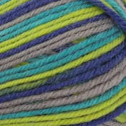 Novita Käsityötarvikkeet>Fazer X Neulelanka 7 Veljesta Karkkiraita Fazermint