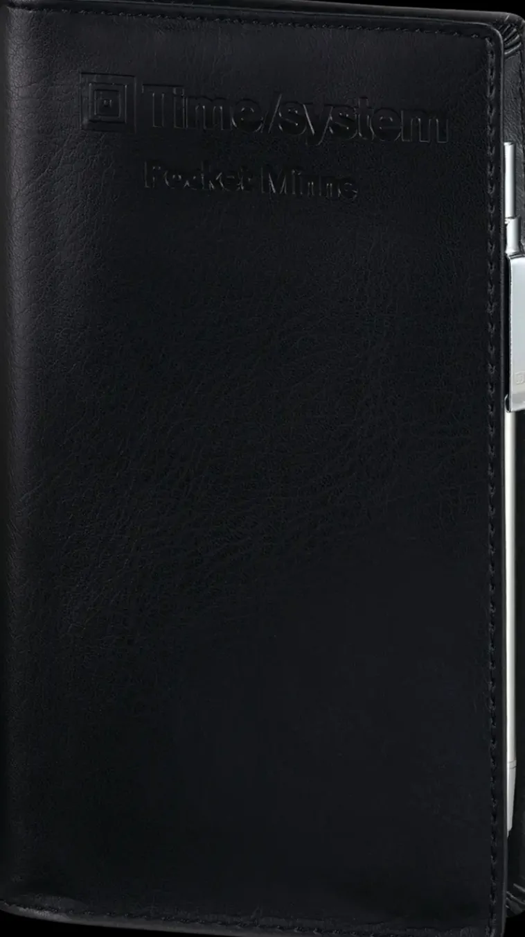 TimeSystem Kalenterit>Fickkalender Time System Minne Svart 2024