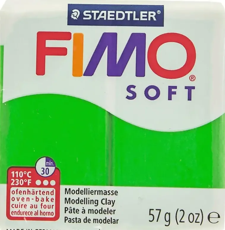 Fimo Askartelutarvikkeet<Soft Muovailumassa, Trooppinen Vihrea, 57 G