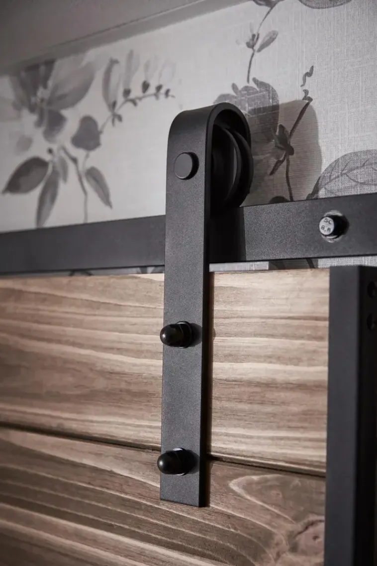 Habo Säilytyskalusteet<Ovi Easy 900X2133X20 Manty/Musta Etuasennus