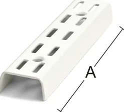 Habo Säilytyskalusteet<Seinakisko 612 15Cm Valkoinen