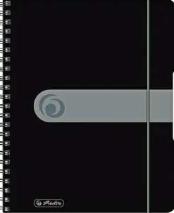 Herlitz Paperitarvikkeet>Kierrevihko A5/80 Easy Orga Musta