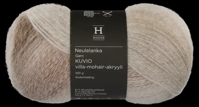 House Käsityötarvikkeet>Neulelanka Kuviot Villa-Mohair-Akryyli 100 G