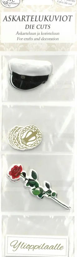 J.K. Primeco Askartelutarvikkeet<Askartelukuvio Ylioppilas 6Kpl/Kuvio