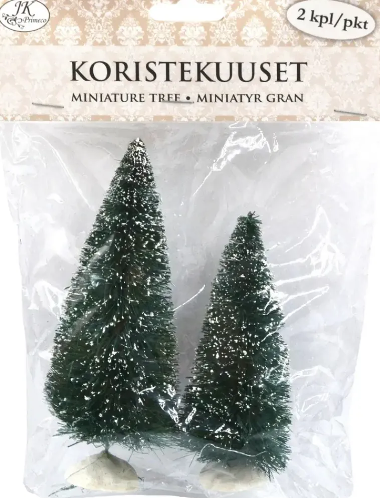 J.K. Primeco Askartelutarvikkeet<Koristekuusi Vihrea 2 Kpl