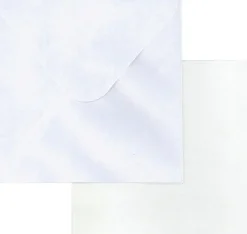 J.K. Primeco Askartelutarvikkeet>2-Os. Korttipohja + Kirjekuori Nelio Helmiaisvalkoinen 5Kpl+5Kpl