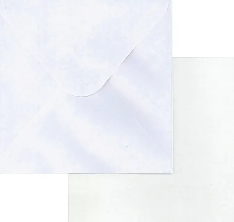 J.K. Primeco Askartelutarvikkeet>2-Os. Korttipohja + Kirjekuori Nelio Helmiaisvalkoinen 5Kpl+5Kpl