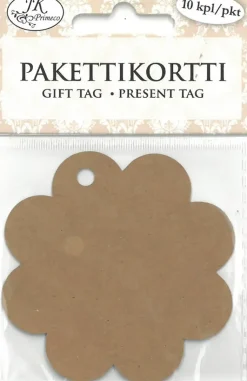 J.K. Primeco Askartelutarvikkeet<Pakettikortti Pipari 10 Kpl