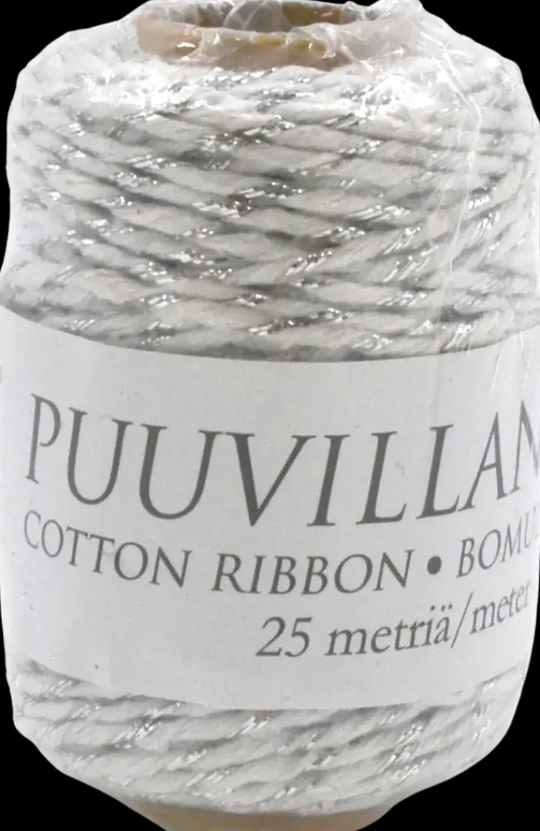 J.K. Primeco Askartelutarvikkeet<Puuvillanaru 2 Mm X 25 M Valkohopea