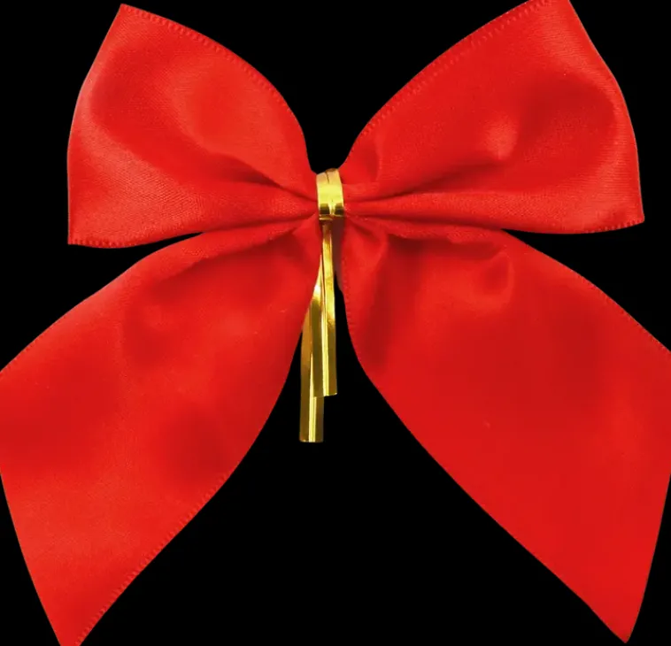 J.K. Primeco Askartelutarvikkeet<Satiinirusetti Iso Punainen 5 Kpl