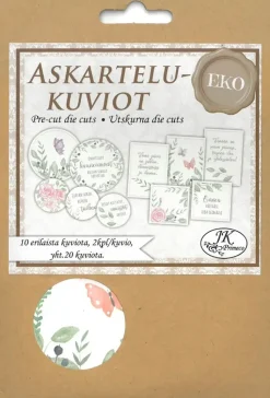 J.K. Primeco Askartelutarvikkeet<J.K. Primeo Eko Askartelukuvio Lehdet 20Kpl