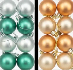 NNX Sesonkijuhlatarvikkeet>Joulupallo 4 Cm Matta 8 Kpl