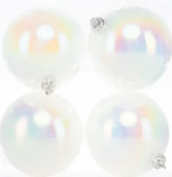 NNX Sesonkijuhlatarvikkeet>Joulupallo Helmi 4 Kpl 8 Cm