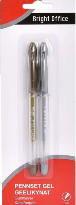 Karto Toimistotarvikkeet>Geelikynat 1Mm Kulta&Hopea