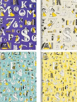 Muumi Paperitarvikkeet>Kierrevihko Abc A4/80 7X7Mm Ruutu