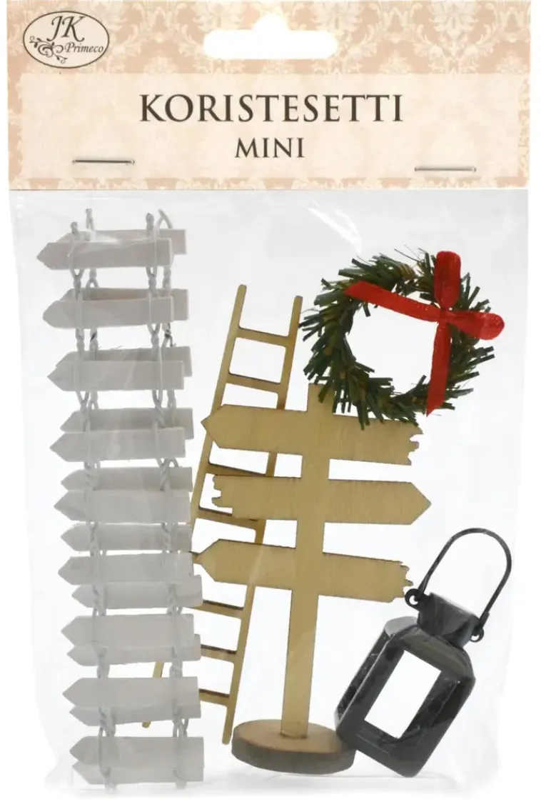 J.K. Primeco Askartelutarvikkeet>Koristesetti Mini 5Kpl/Pkt