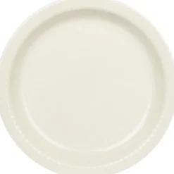 Kultakeramiikka Astiat>Aito Matala Lautanen Valkoinen 18Cm