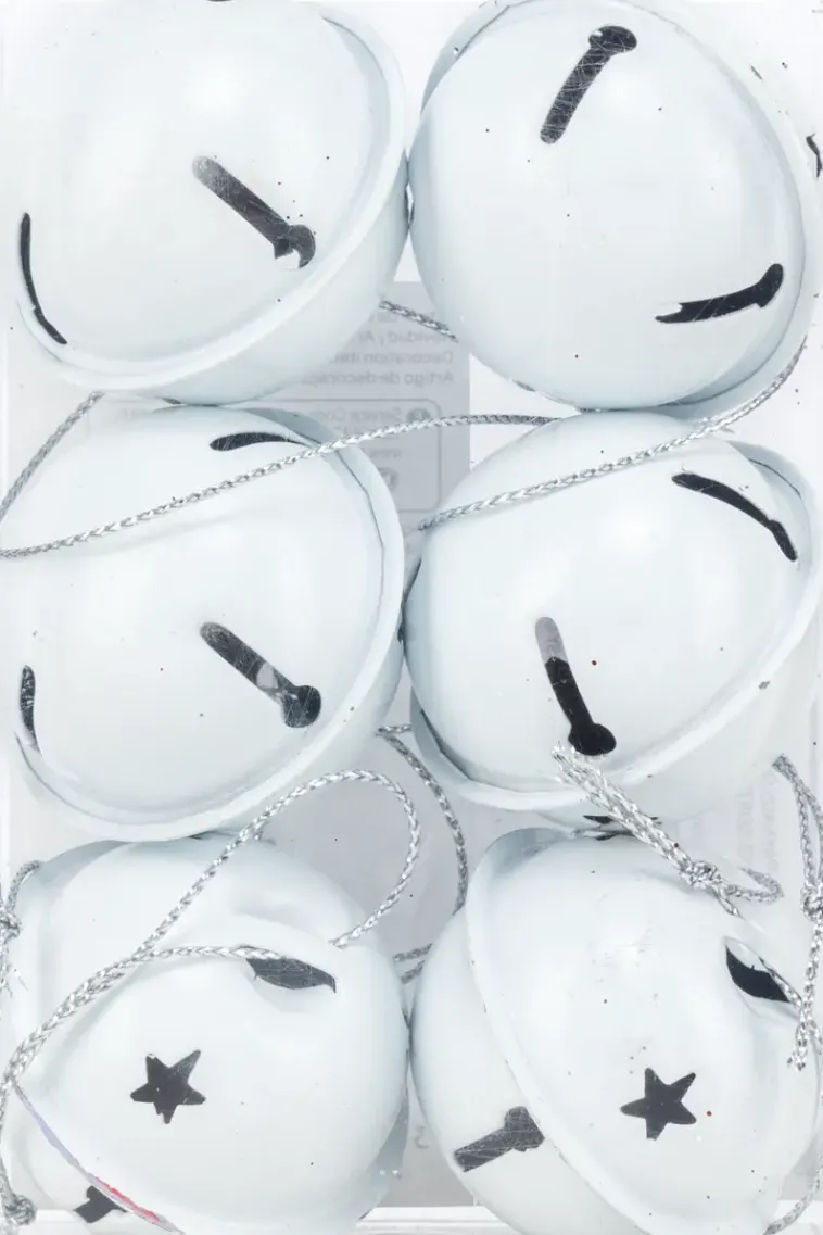 Carrefour Sesonkijuhlatarvikkeet>Kuusenkoriste Kello 4 Cm 6 Kpl