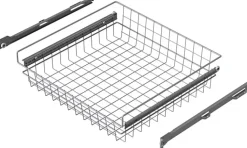 Lanka ja Muovi Säilytyskalusteet<Oy Rullakori 600 Matala 2Kpl Hopea
