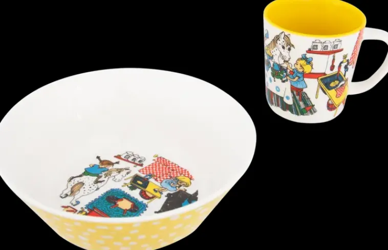 Peppi Pitkätossu Astiat>Lastenastiasto Peppi Pitkatossu