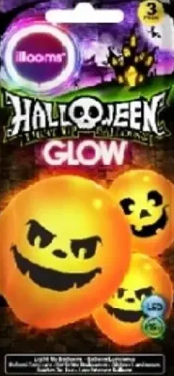 Ei merkkiä Sesonkijuhlatarvikkeet>Led-Ilmapallo Kurpitsa 3 Kpl