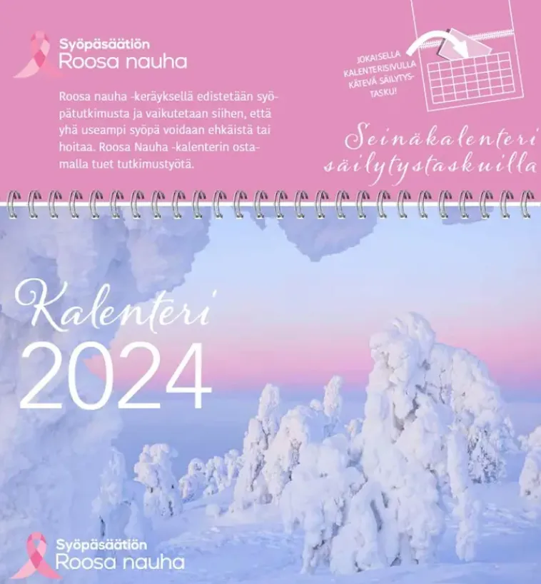 Roosa Nauha Kalenterit>Mappikalenteri 2024