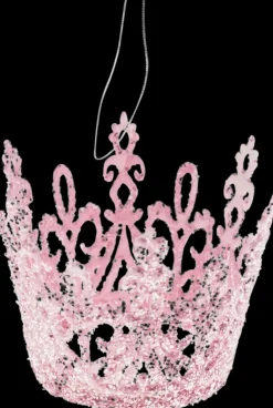 Weiste Sesonkijuhlatarvikkeet>75Mm Filigraanikruunu Rosaglitteri